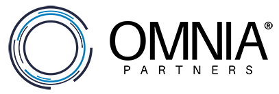 Omnia Partners Logo Primary Navy Sky Blue