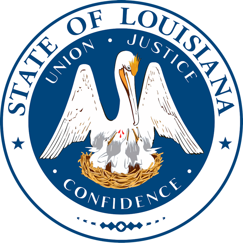 Seal Of Louisiana Svg