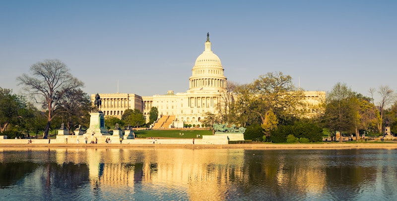 Capitol Building With Lake