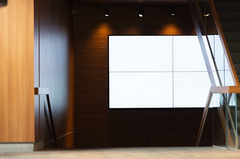 Video Wall In Conference Room